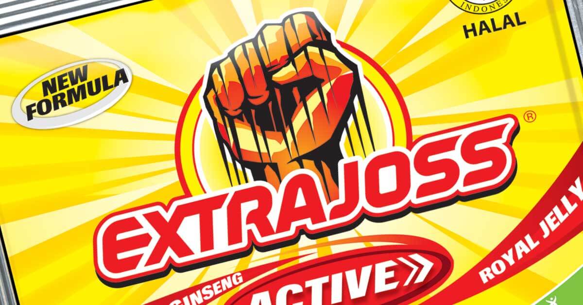 Extra Joss Active Flavour 10 Sachets - Boisson énergisante Poudre Ginseng Gelée Royale